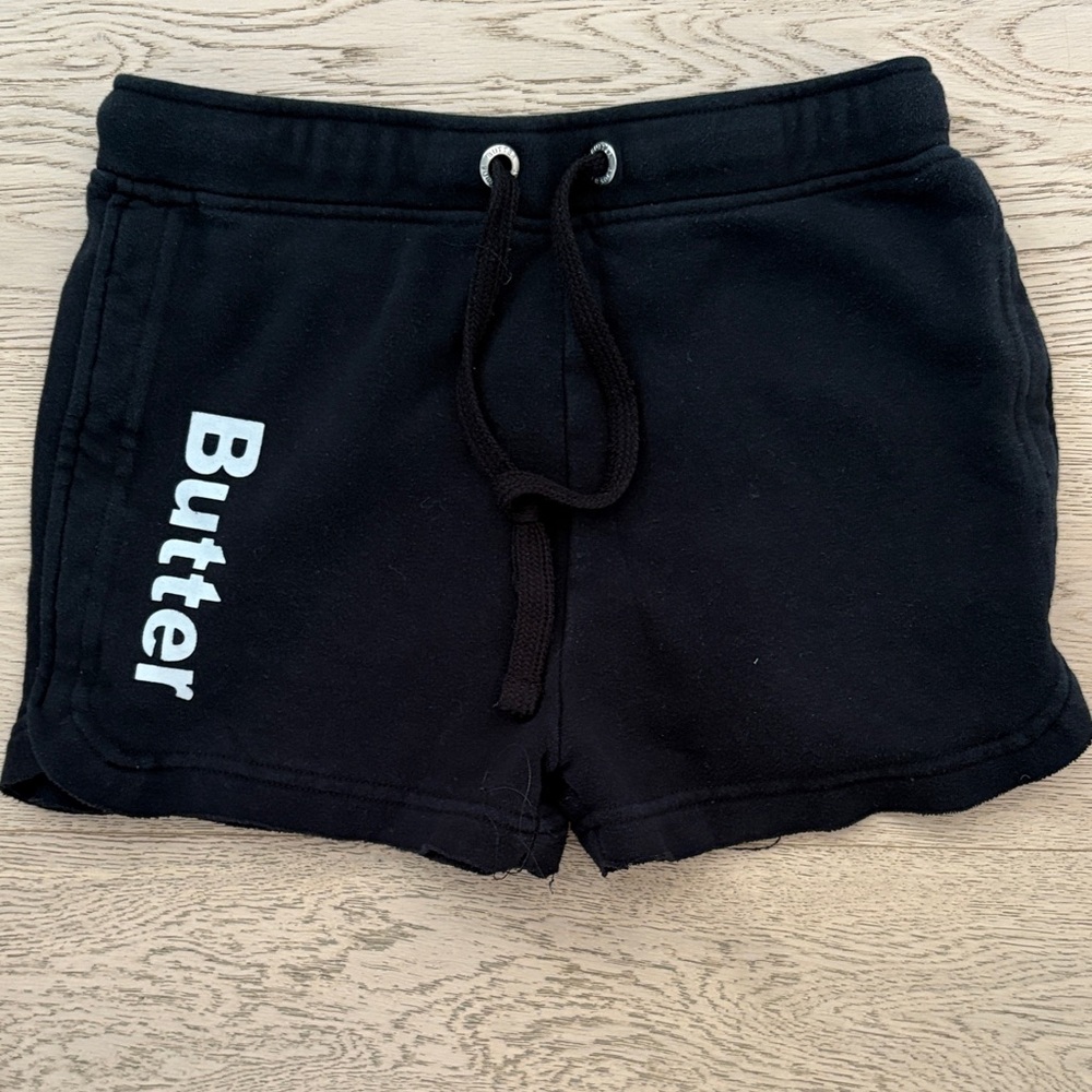 Butter Kids Charcoal Black Shorts